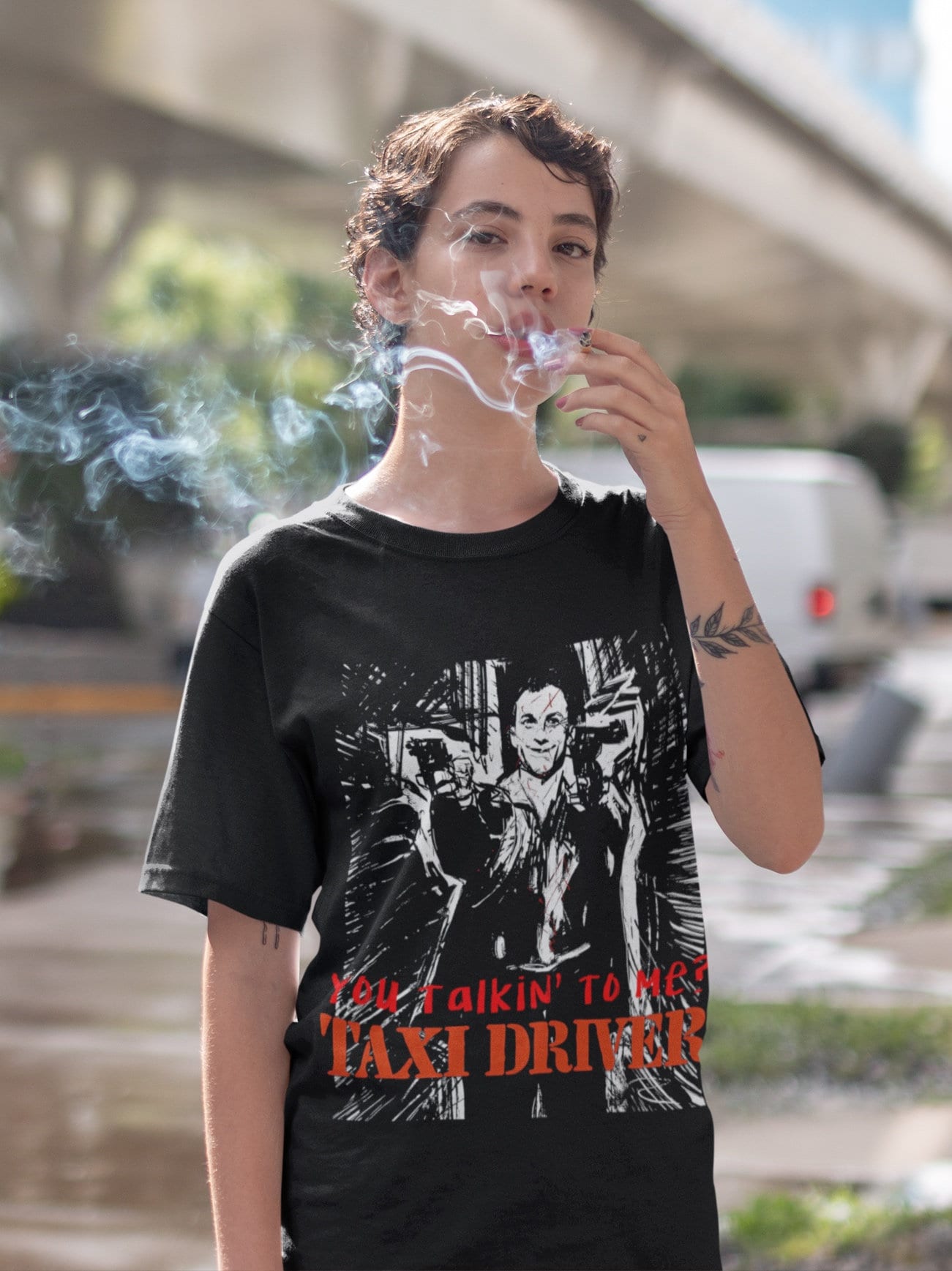 Taxi Driver Movie Crewneck T-shirt Black, Unisex, Vintage Retro