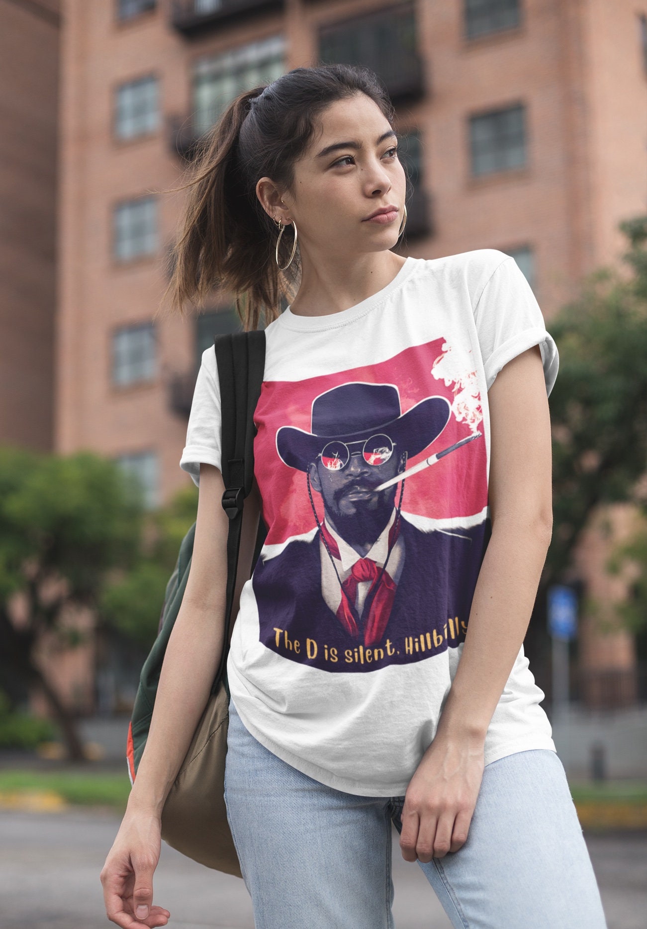 Django Unchained Crewneck T-shirt , Quentin Tarantino Tee Shirt