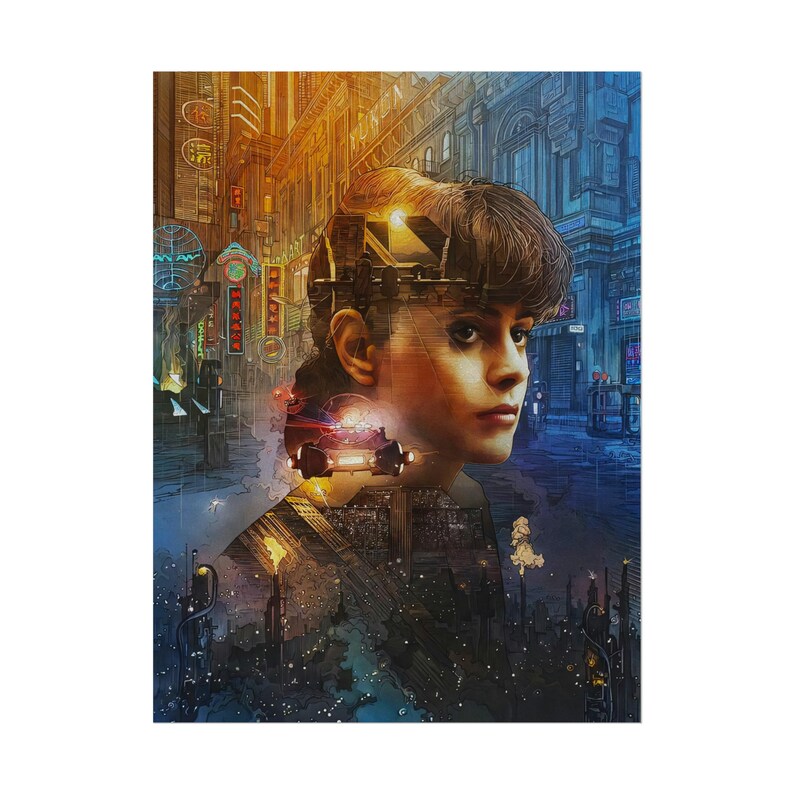 Blade Runner Rachel Poster, Sci-fi Movie Wall Art - Etsy