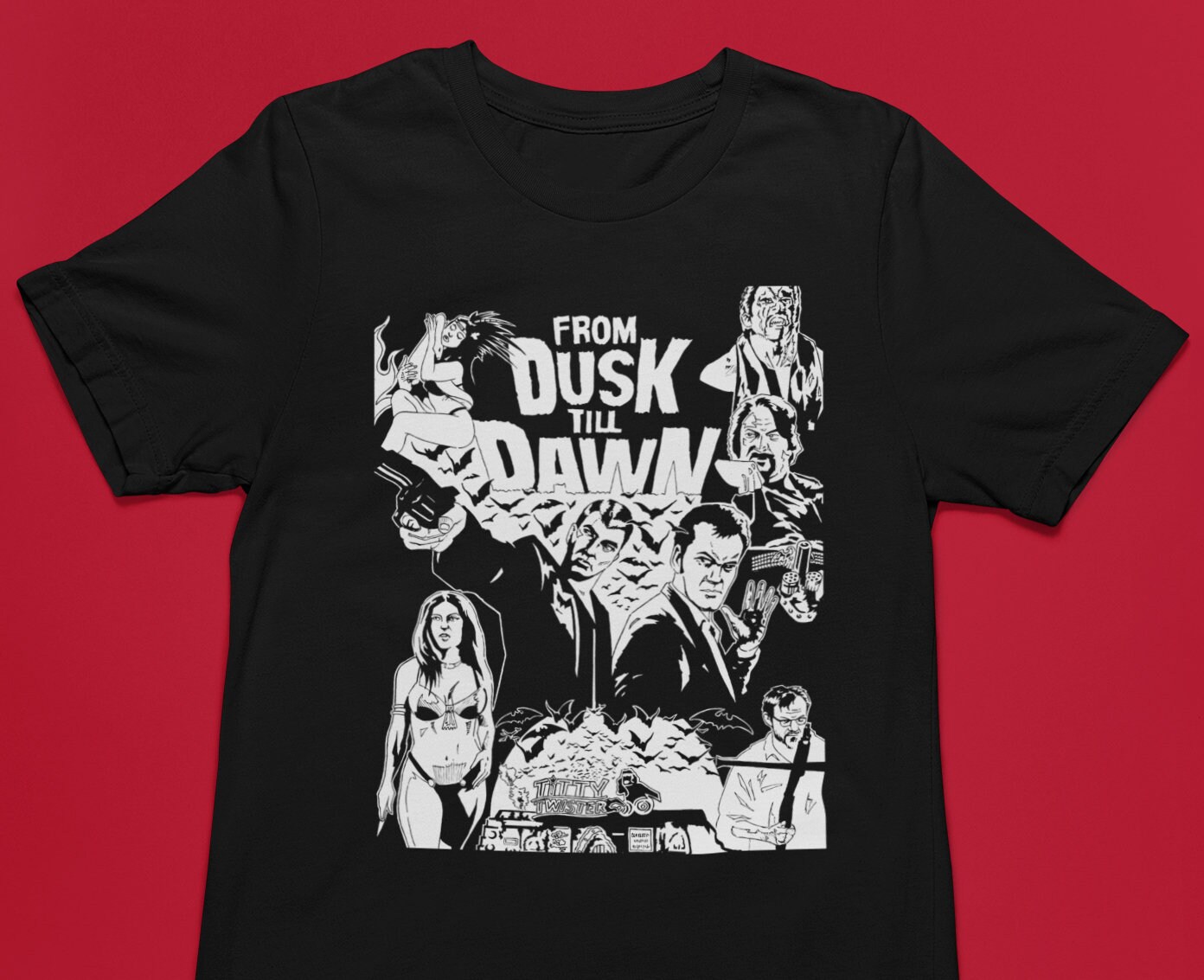 From Dusk Till Dawn Movie T-shirt, Unisex, Quentin Tarantino
