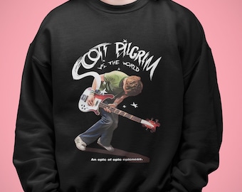 Scott Pilgrim VS The World Movie Sweatshirt, Unisex For Men and Women, Edgar Wright Crewneck Sweater, Gift for Movie Lovers, Michael Cera
