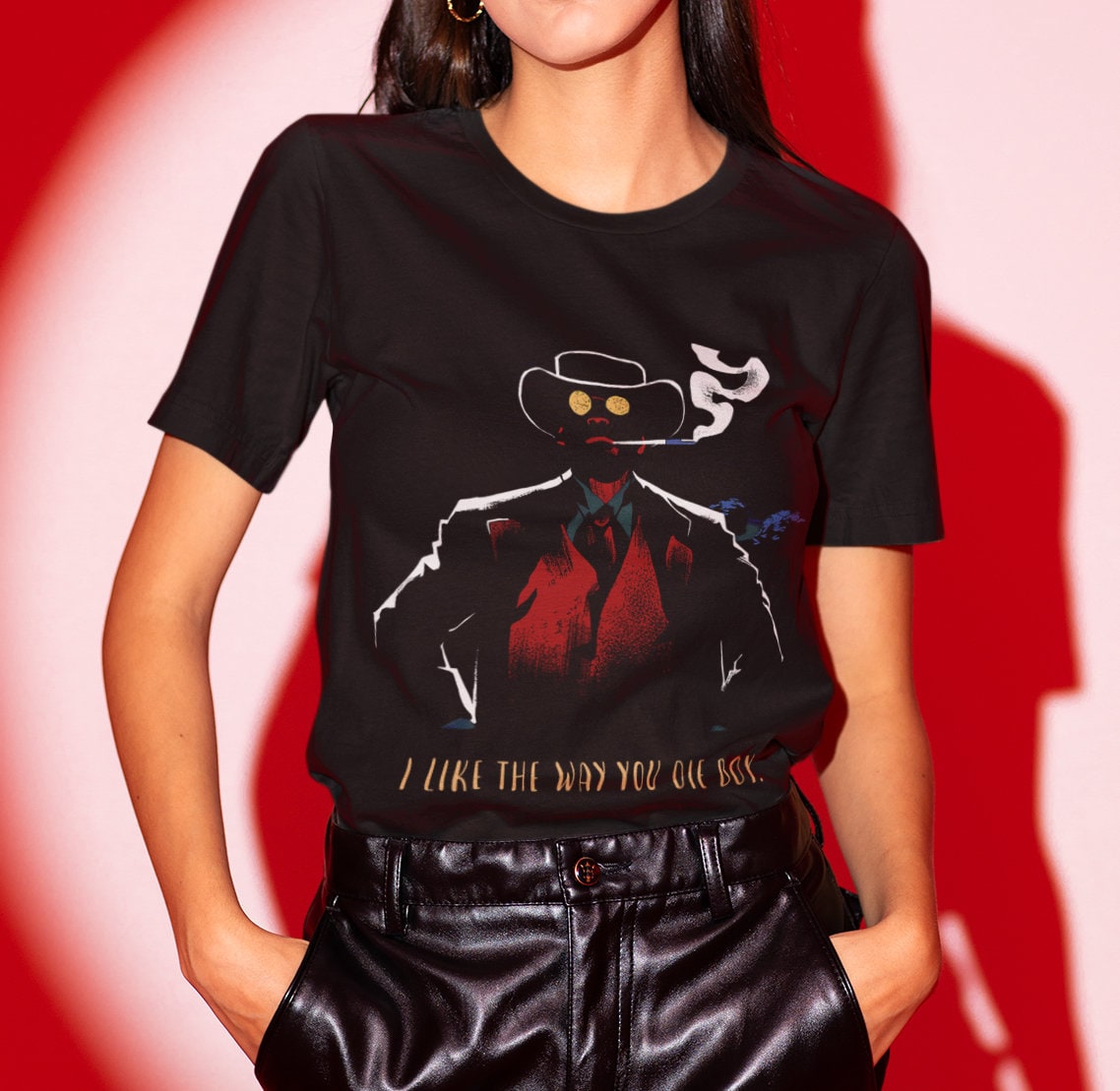 Django Unchained Artwork T-shirt , Quentin Tarantino Crewneck Tee