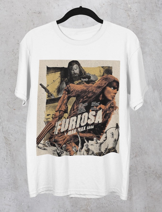 Furiosa Movie T-shirt, Unisex, Mad Max Fury Road, Vintage Furiosa Movie T-shirt, Unisex, Mad Max Fury Road, Vintage