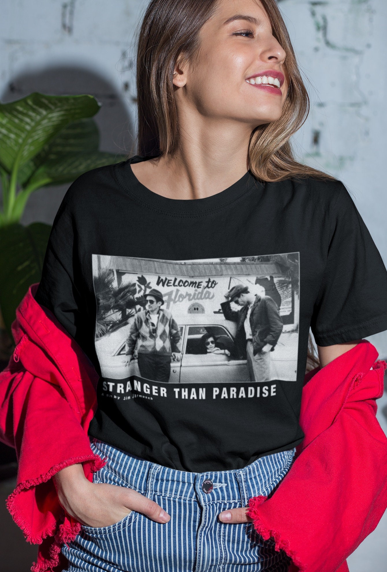 ストレンジャー・ザン・パラダイス映画Tシャツ、ユニセックス、ジム