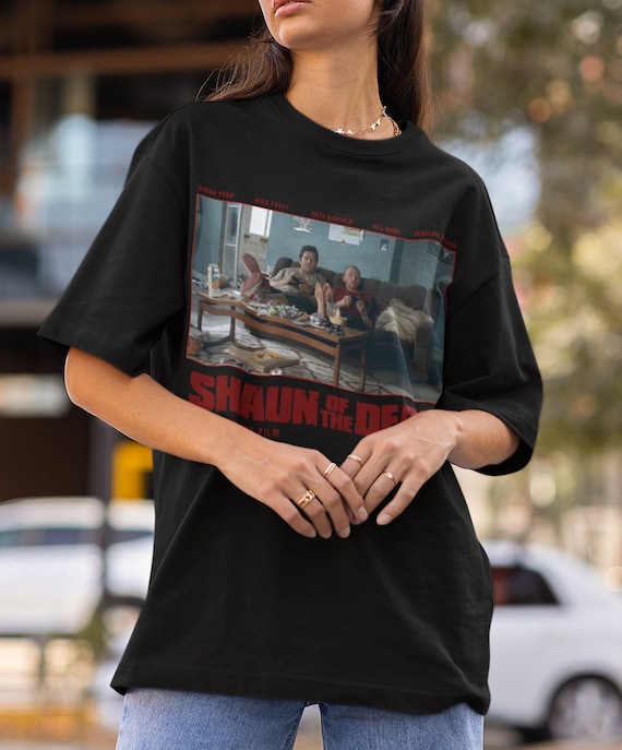 Shaun of the Dead Movie Tee Shirt, Unisex, Edgar Wright Simon Pegg