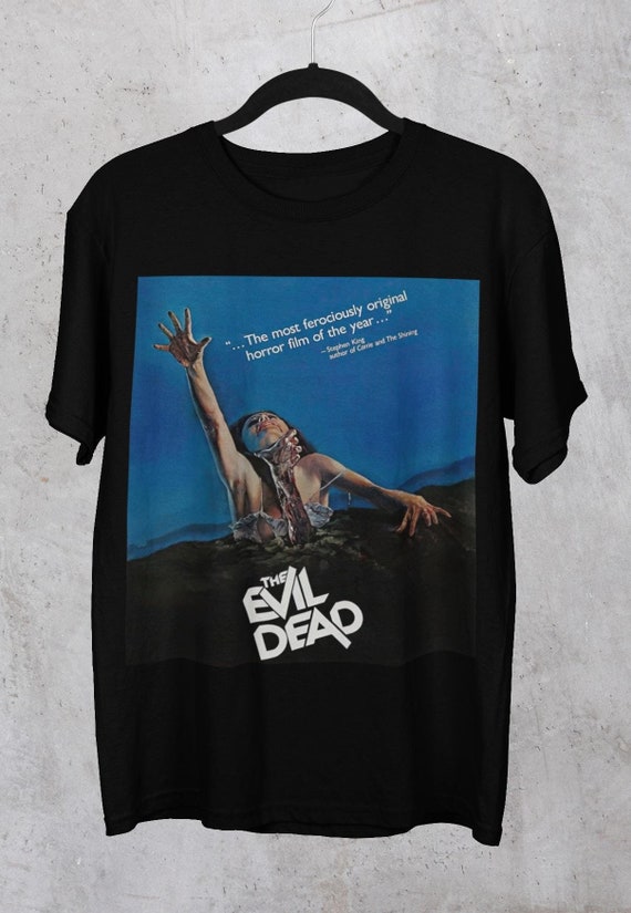 Evil Dead Horror Movie T-Shirt, Unisex Tee shirt, Scary Movie T-shirt Birthday Gift, Vintage Retro Movie shirt, Halloween Christmas Gift