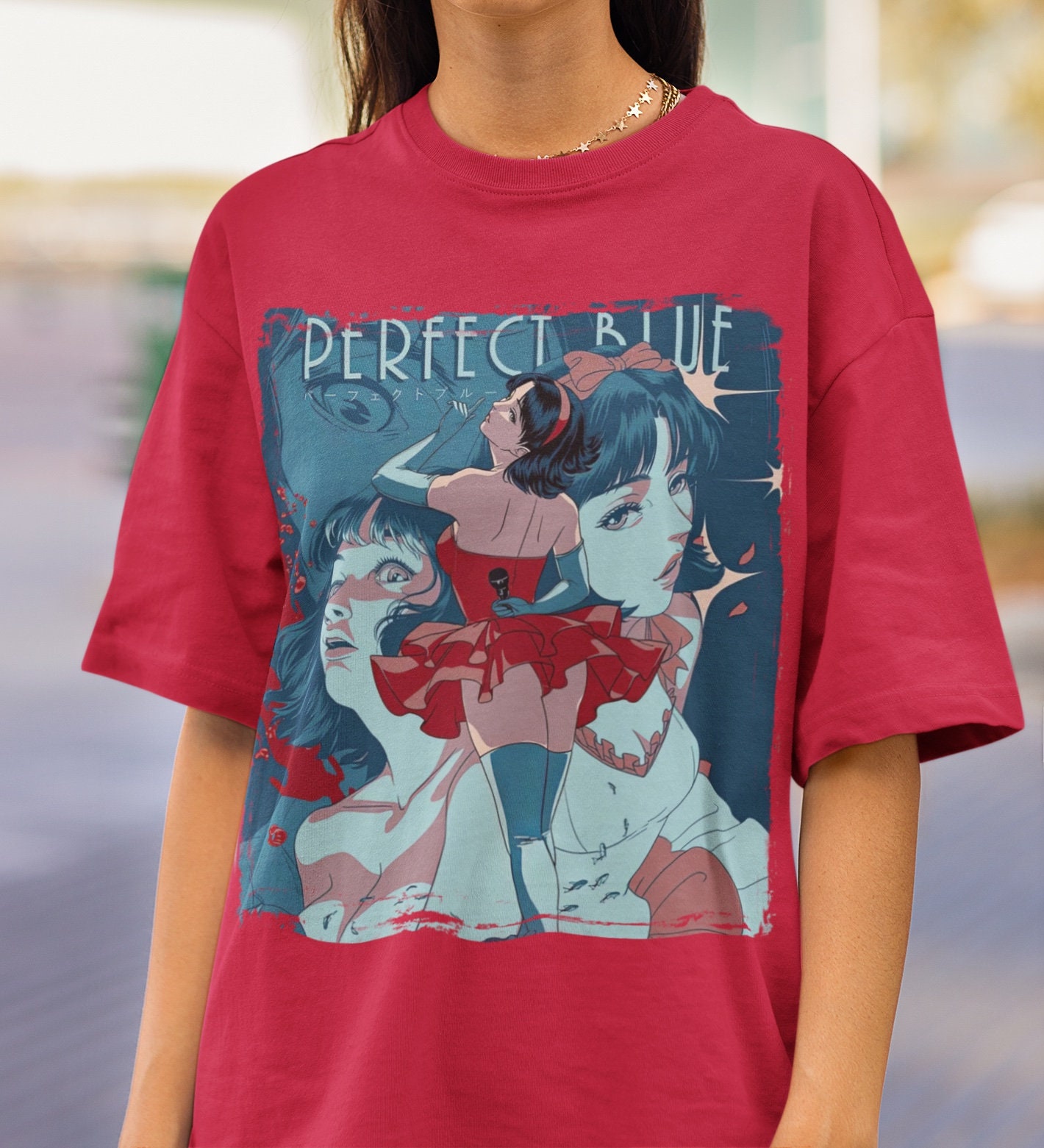 Perfect Blue Japanese Anime Movie T-shirt, Unisex, Satoshi Kon