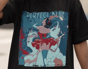 Perfect Blue Japanese Anime Movie T-shirt, Unisex, Satoshi Kon