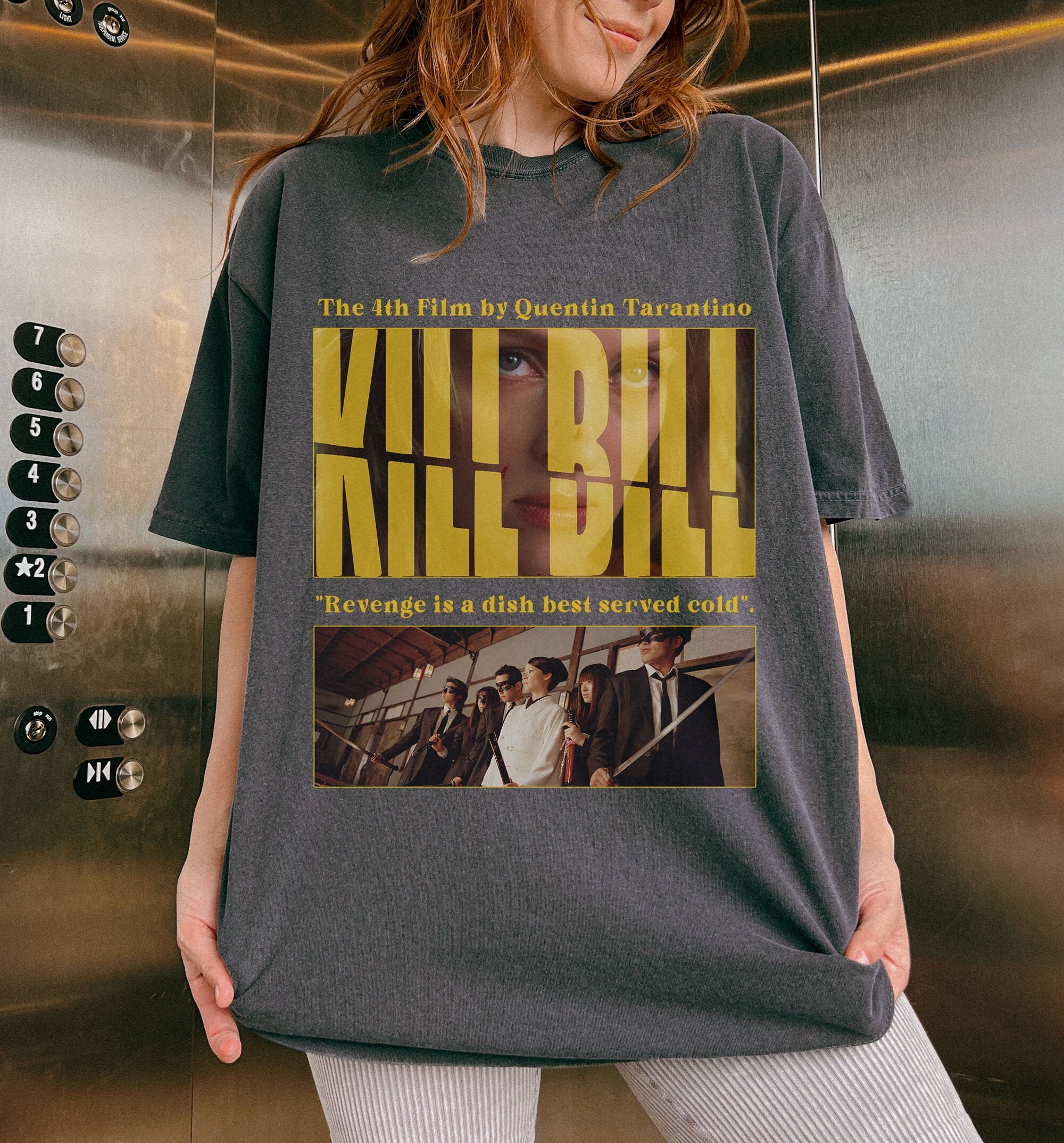 KILL BILL Movie Tee Shirt, Unisex, Gift for Quentin Tarantino Fans 