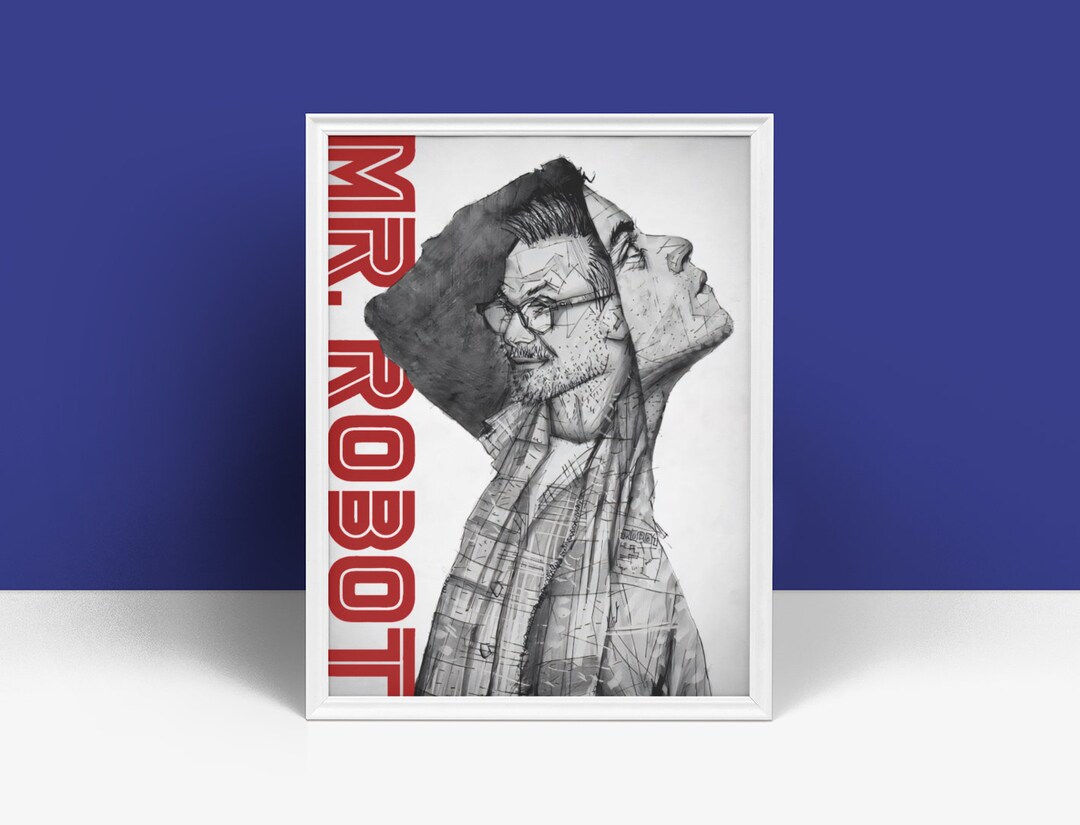 Mr. Robot Elliot Poster, Housewarming Wall Art Painting Gift for