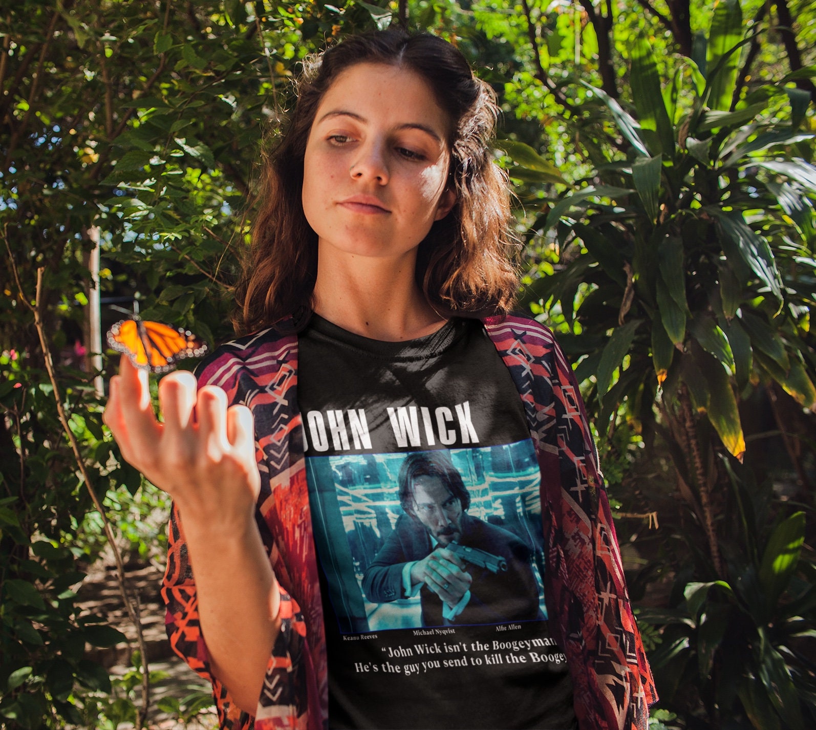 John Wick Movie Tee Shirt, Unisex, Keanu Reeves Action Movie T 