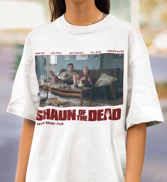 Shaun of the Dead Movie Tee Shirt, Unisex, Edgar Wright Simon Pegg