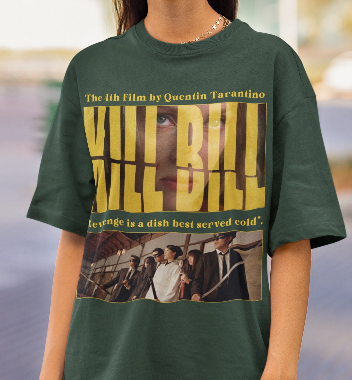KILL BILL Movie Tee Shirt, Unisex, Gift for Quentin Tarantino Fans 