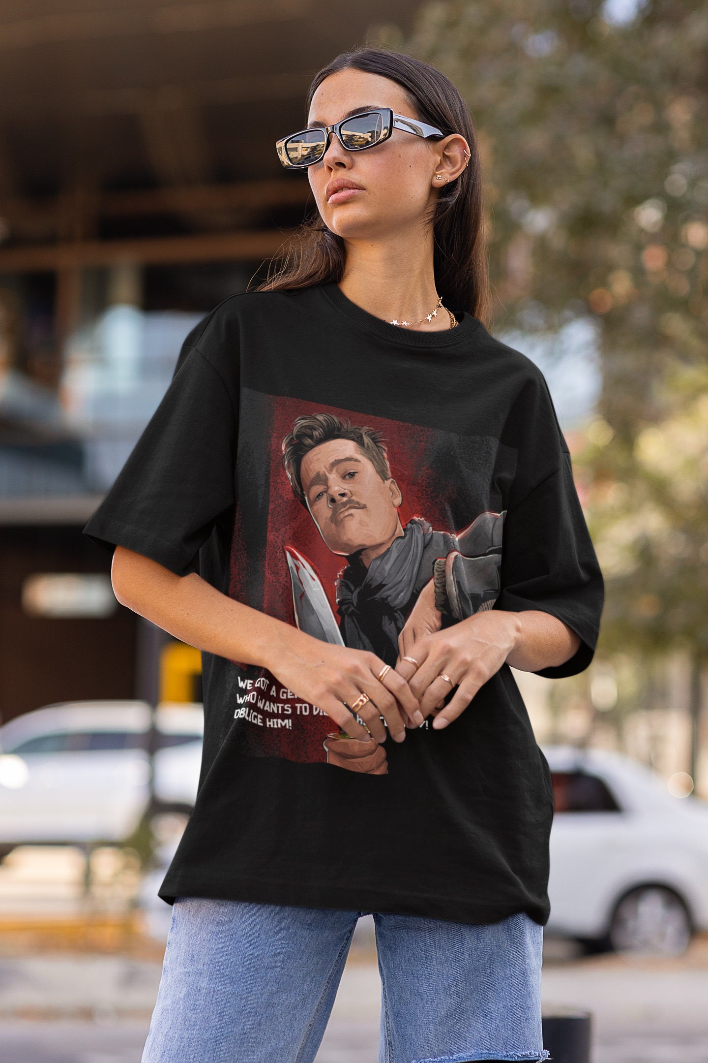 Inglourious Basterds Movie Crewneck T-shirt , Lt. Aldo Raine