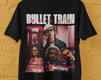 Bullet Train Movie Graphic T-shirt | Vintage Comfort Color Tee