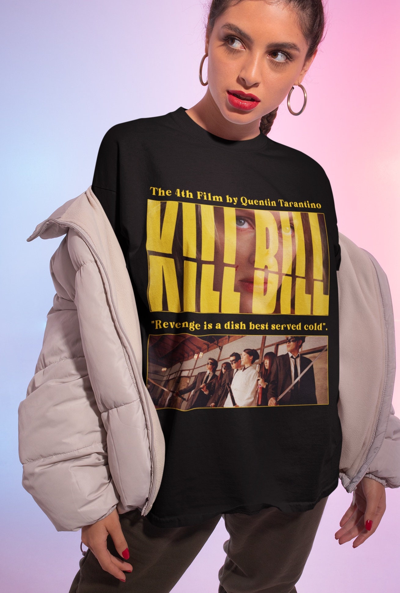 映画KILL BILL Movie Tee official L Kill Bill T-shirt, Quentin Tarantino Movie Tee, Comfort Colors