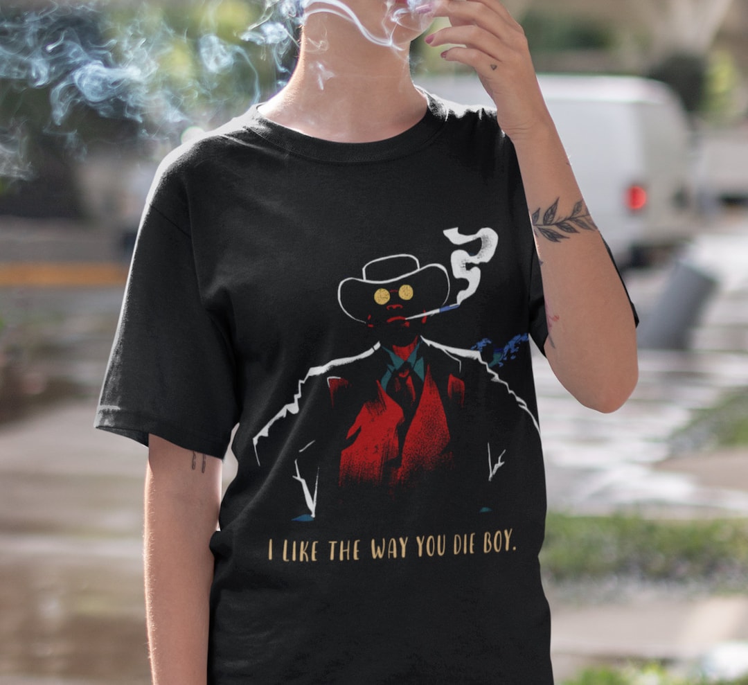 Django Unchained Artwork T-shirt , Quentin Tarantino Crewneck Tee