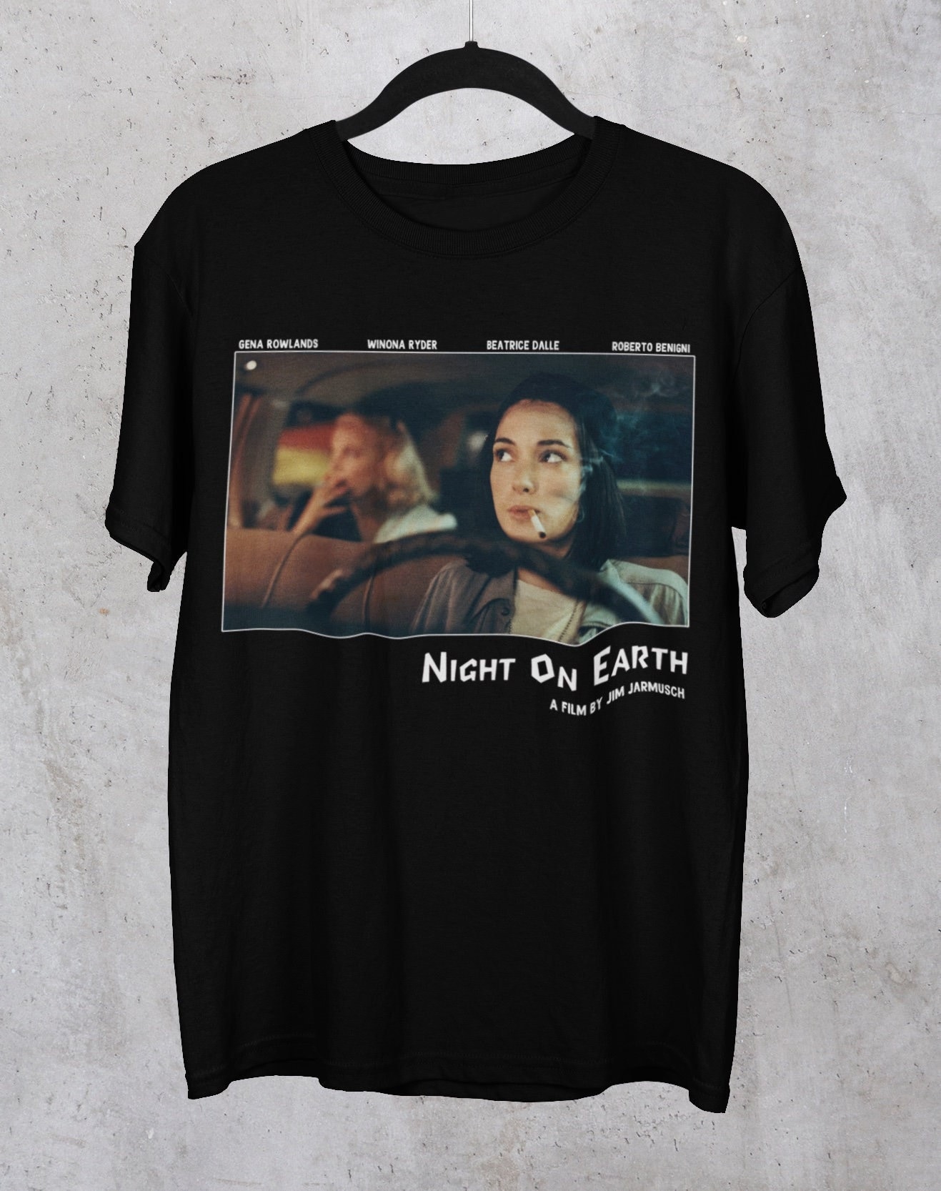 Night on Earth Movie T-shirt, Unisex, Gift for Jim Jarmusch Fans 