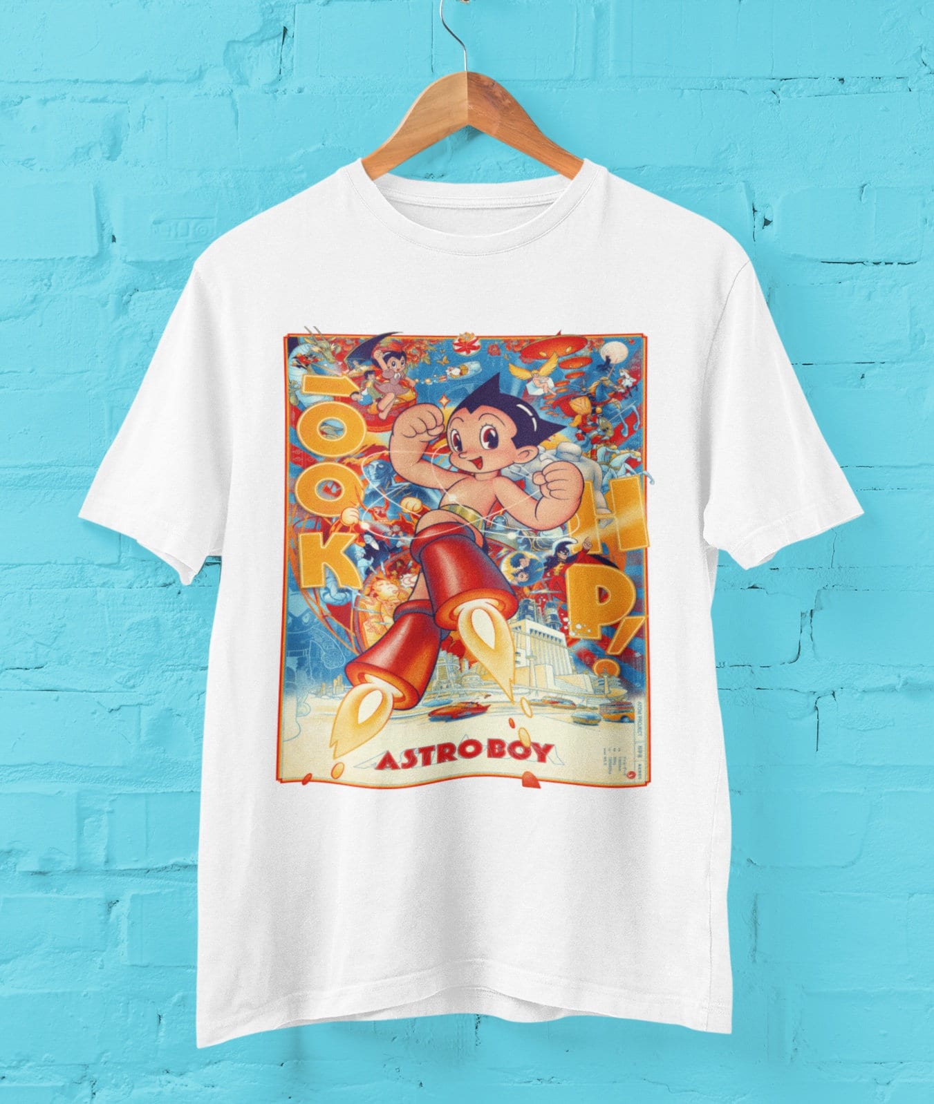 Tシャツ・カットソー ASCLO Astro Boy Short Sleeve T Shirt (2color) NaturalOversized-
