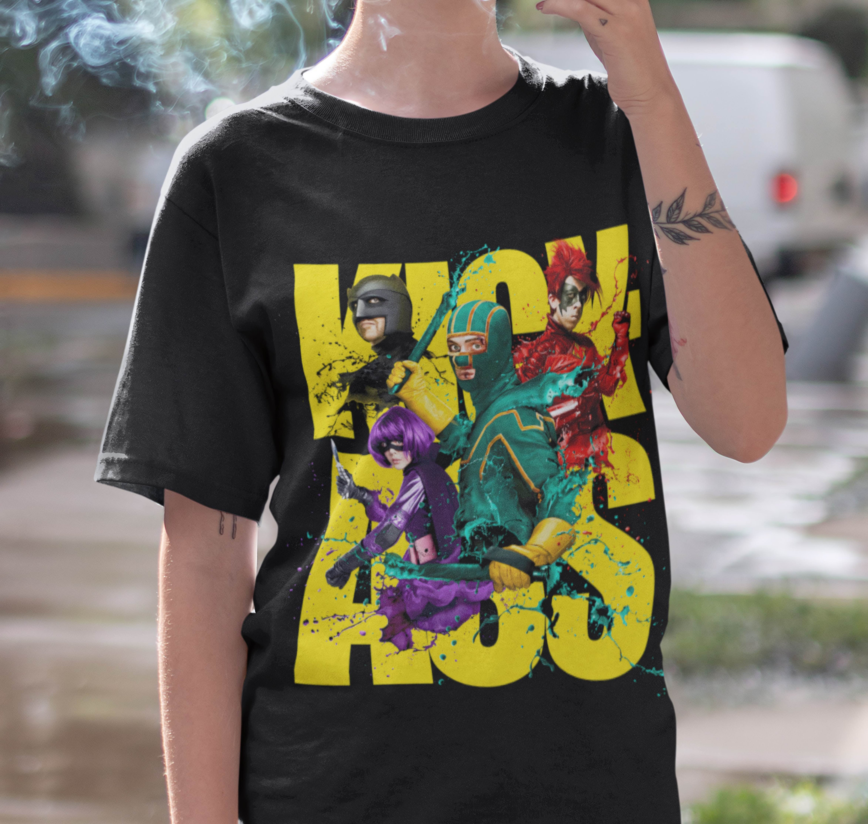 KICK-ASS Crewneck T-shirt, Rare Tee Shirt Gift for Movie
