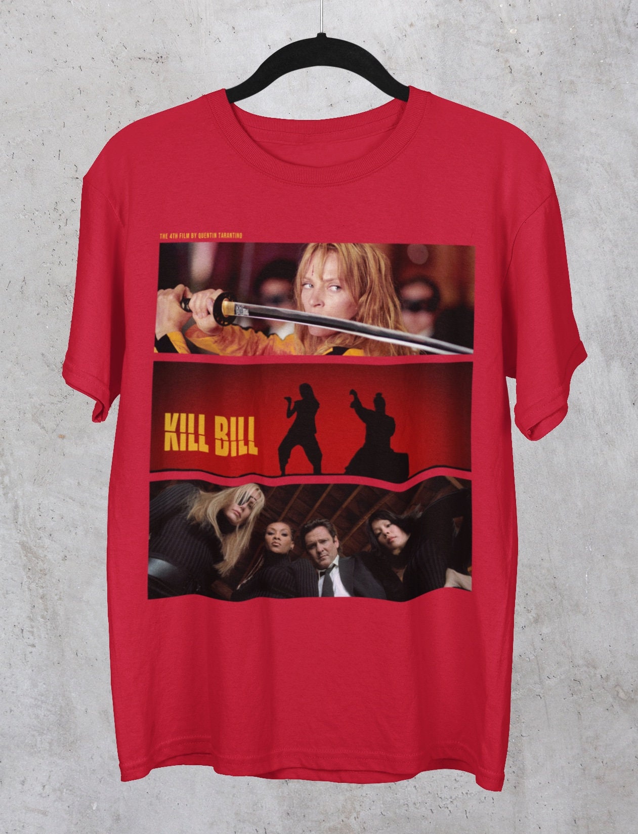 KILL BILL Movie Tee Shirt, Unisex, Gift for Quentin Tarantino Fans