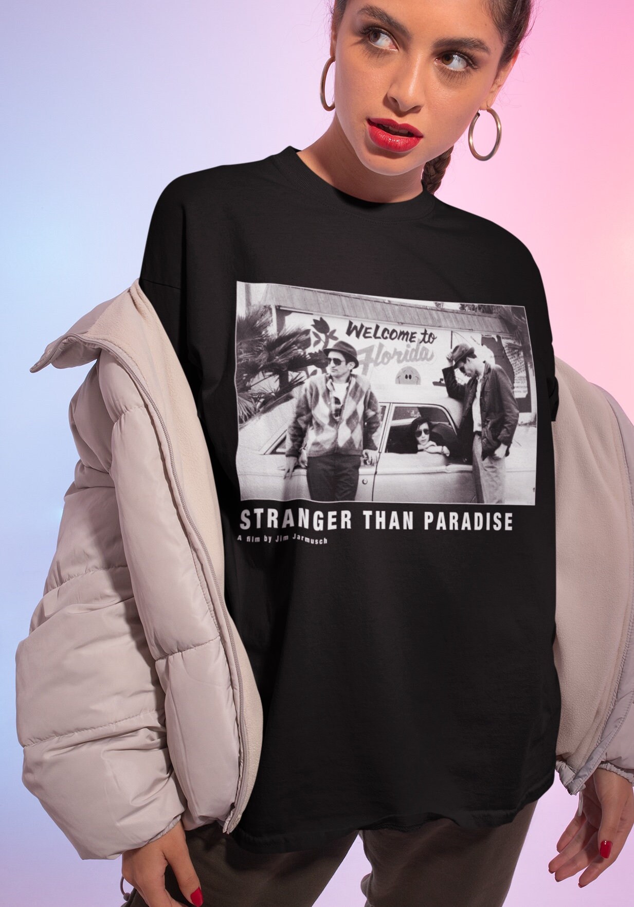 ストレンジャー・ザン・パラダイス映画Tシャツ、ユニセックス、ジム