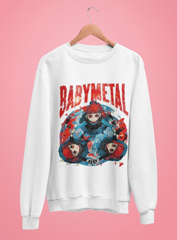 BABYMETAL Crewneck Sweatshirt Japanese Kawaii Heavy Metal Band Music Lover Gift Xmas Gift Sweater Music Rock Live Concert Shirt Etsy