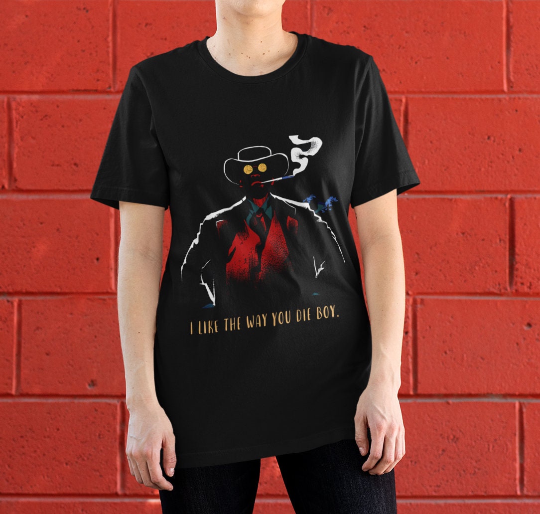 Django Unchained Artwork T-shirt , Quentin Tarantino Crewneck Tee