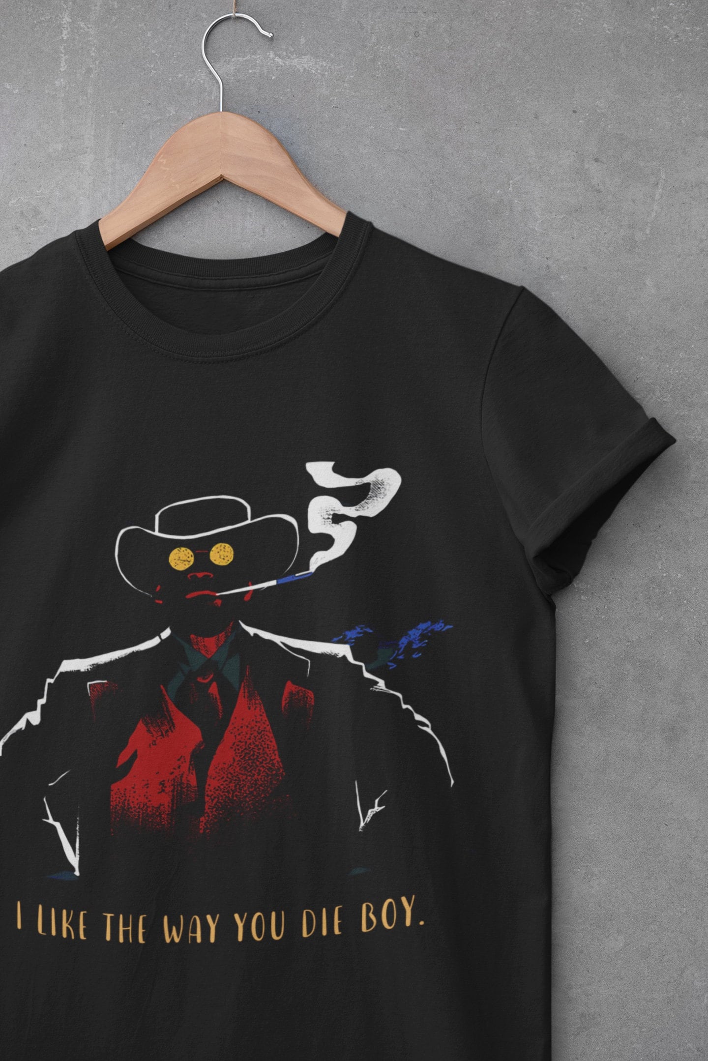 Django Unchained Artwork T-shirt , Quentin Tarantino Crewneck Tee