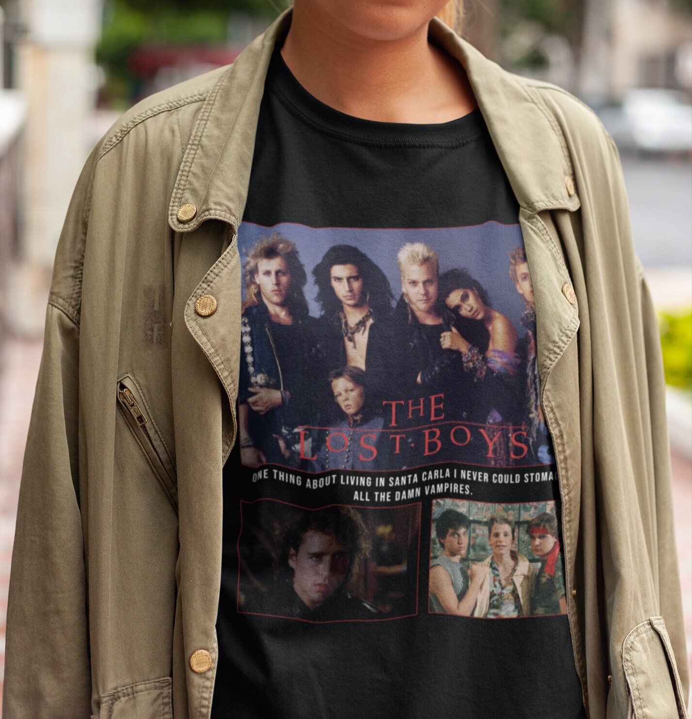 The Lost Boys t shirt. I forget who the artist is.... - Depop