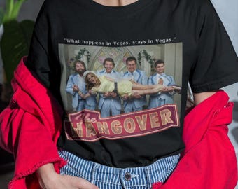 Hangover Movie T-shirt, Retro Movie Crewneck Tee, Funny T-shirt