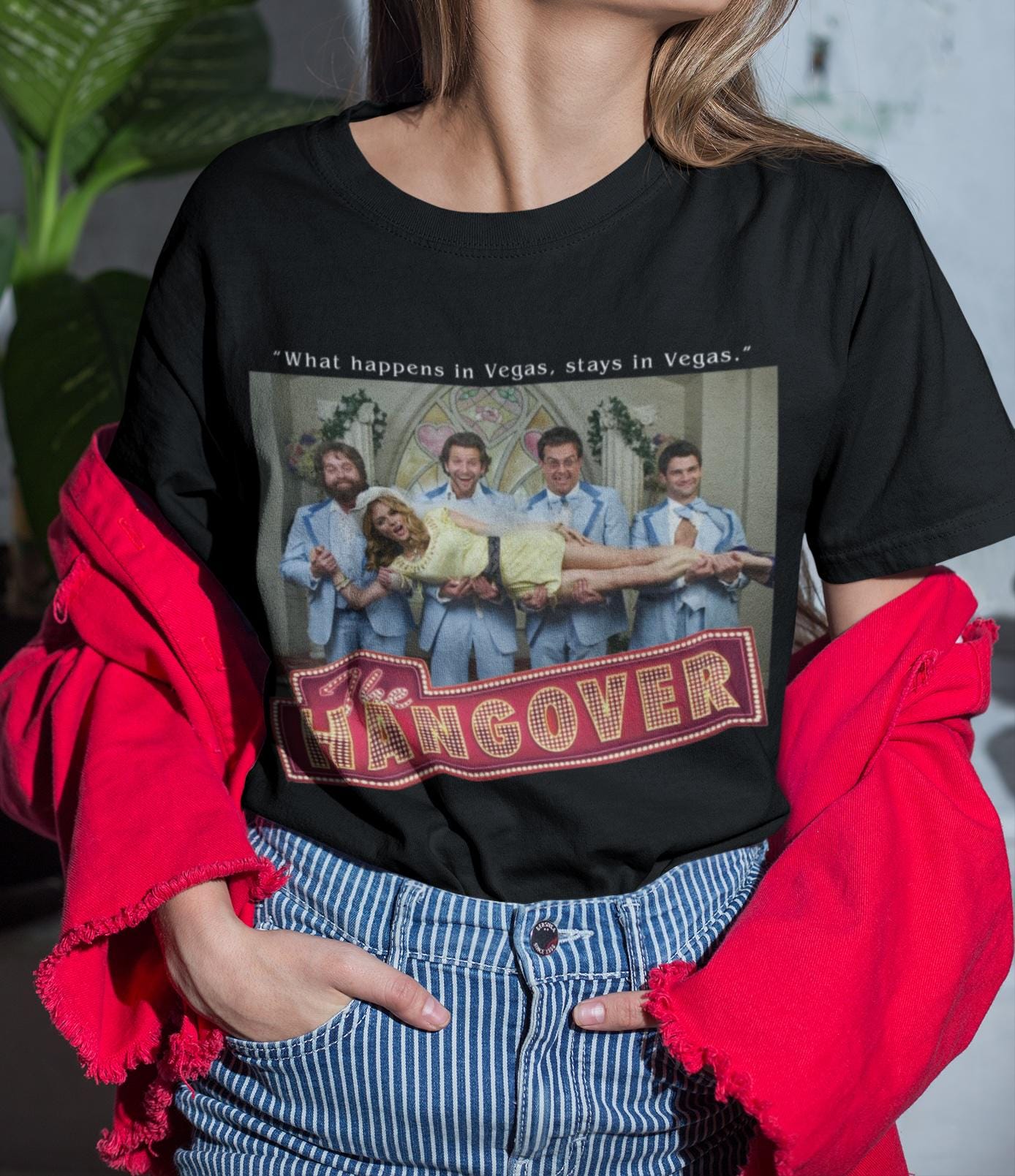 Hangover Movie T-shirt, Retro Movie Crewneck Tee, Funny T-shirt