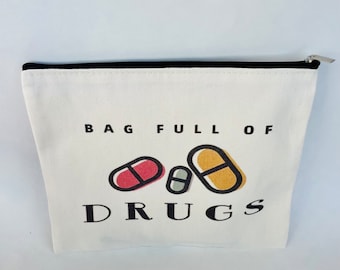 Pop Art Canvas Cosmetic Bag: Anime Pencil Case