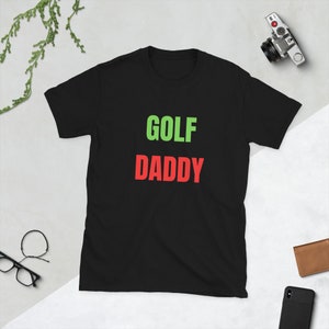 GOLF DADDY T SHIRT  Mens Golfing T shirt Funny Gift