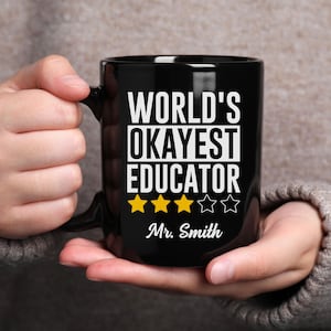 Personalized Male Teacher Mug, Custom Teacher Coffee Mug, Funny Teacher Mug, Male Teacher Appreciation,Male Teacher Gift, Funny Teacher Gift