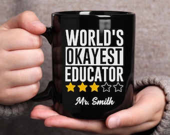 Personalized Male Teacher Mug, Custom Teacher Coffee Mug, Funny Teacher Mug, Male Teacher Appreciation,Male Teacher Gift, Funny Teacher Gift