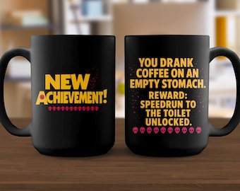 Dungeon Crawler Carl Mug, New Achievement Speedrun Toilet Coffee Lover Gift