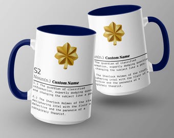 S2 Mug, Guardian of Classified Information, Perfect Gift for Coworkers, Funny Office Mug, Unique Detective Theme