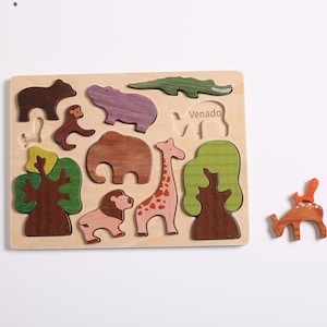 High Quality Wooden Puzzle in Spanish