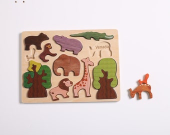 High Quality Wooden Puzzle in Spanish