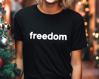 Camiseta Freedom, Camiseta Freedom para mujer, Camisetas Freedom, Camiseta sencilla, Camiseta minimalista, Camiseta Freedom, Camiseta Freedom, Camiseta Freedom para hombre