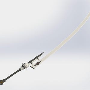 NieR Automata Virtuous Treaty Sword 3D Print: Cosplay Gamer Gift (STL File Digital Download)
