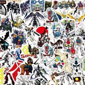 Gundam Stickers 100pcs Waterproof Random Pack