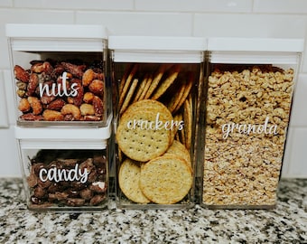Pantry kitchen labels