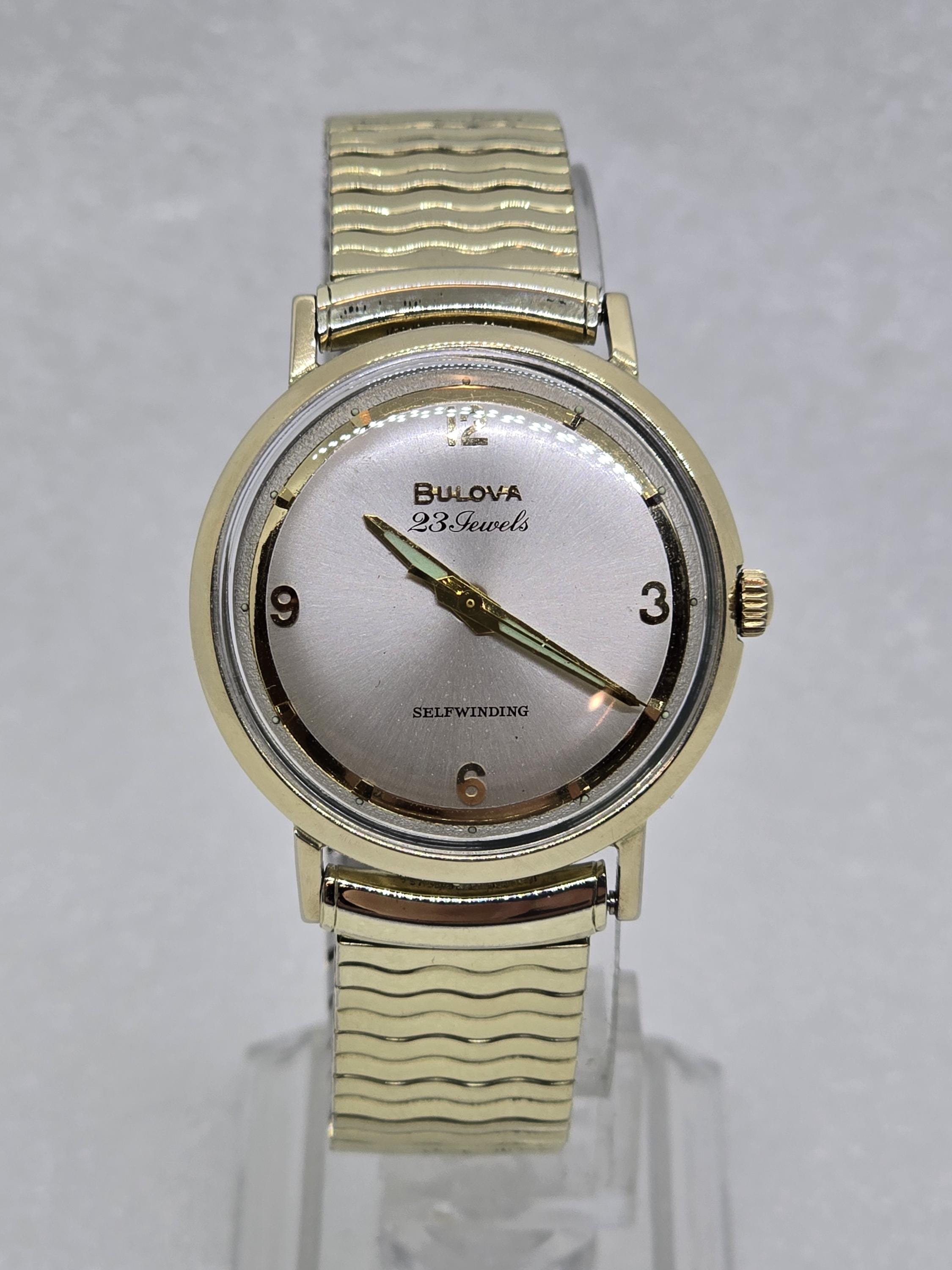 Bulova Watch 10K Gold La Petite Vintage Women Art Deco 1940s For Repair Or Parts Parts Only Vintage Bulova 10k Rolled Gold Filled Ladies  main image 3