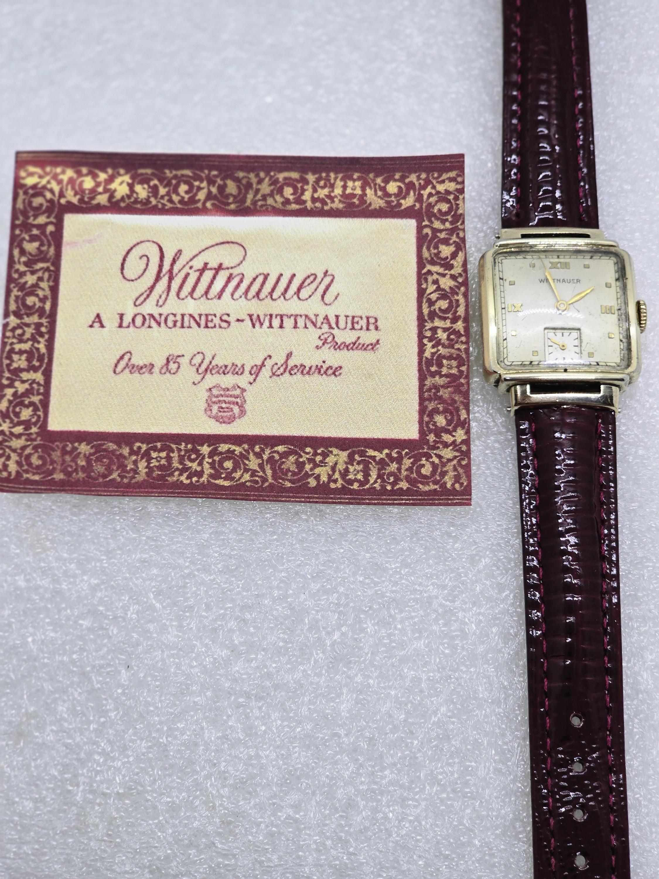 ヴィンテージWITTNAUER 手巻き メッシュバンド ヴィンテージWITTNAUER 手巻き メッシュバンド