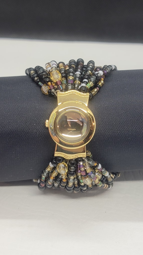 Vintage Joan Rivers Secret Dial Watch With Beaded 