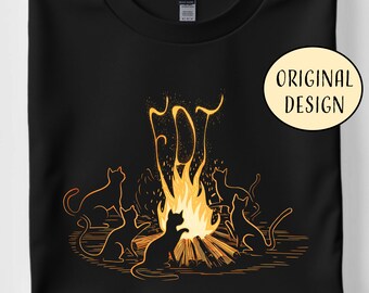 FDT Cats Bonfire T-Shirt FDT Cat Shirt Democrat Mom Gift  Liberal Woman Shirt Feminist Resist Resistance Shirt Cat Lady