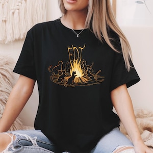 FDT Cat Shirt Subtle Anti Trump T-Shirt Cats Bonfire Shirt Democrat Mom Gift  Liberal Woman Shirt Feminist Resist Resistance Shirt Cat Lady