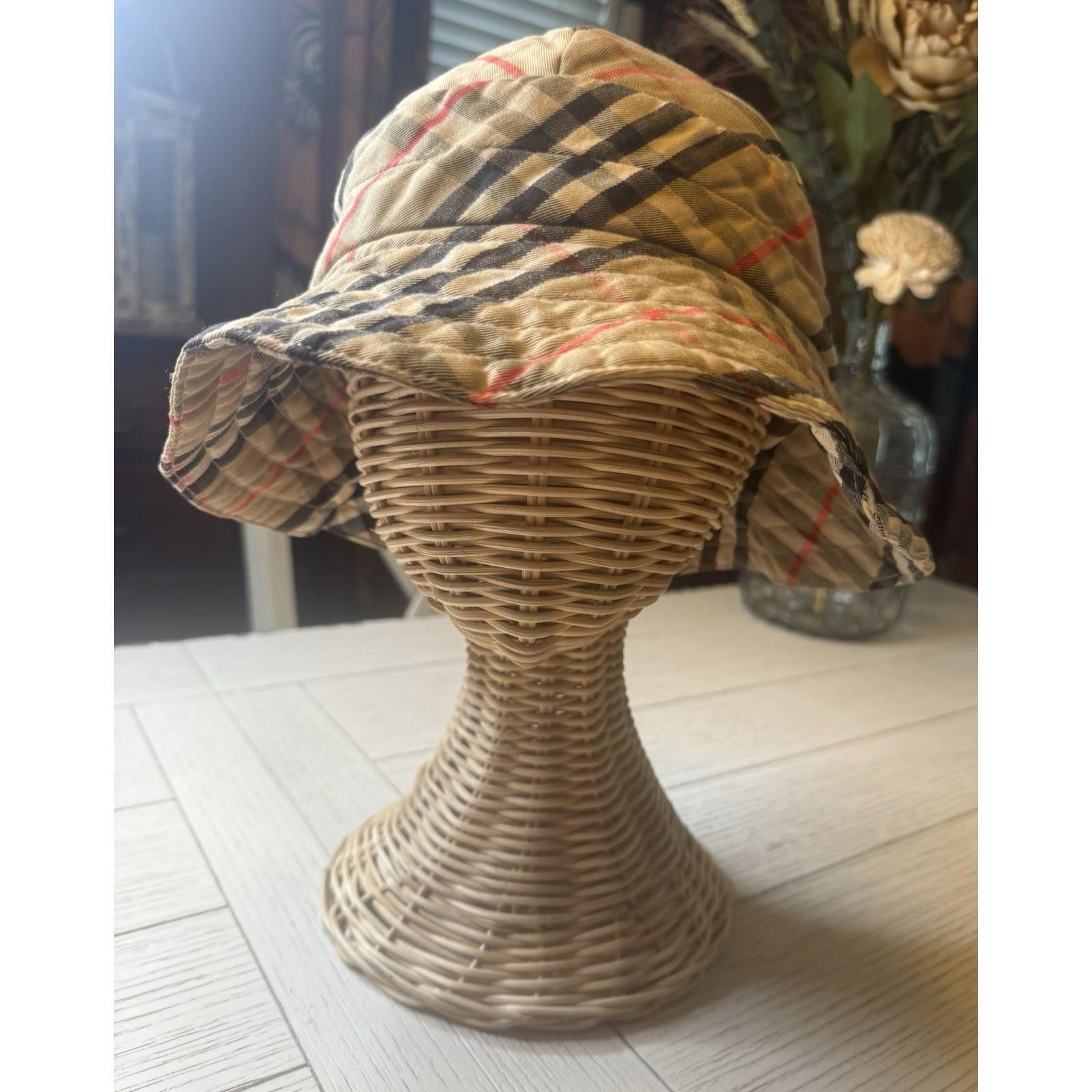 Anviti Burberry Inspired Bucket Hat Burberry Heavy Cotton  display picture 3